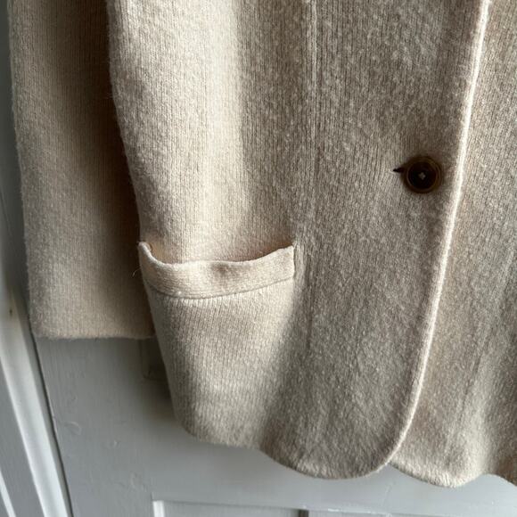 J Crew Cocoon Sweater Blazer Ivory - Picture 5 of 8